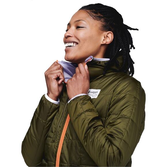 Cotopaxi Women’s Teca Cálido Hooded Reversible Jacket Olive Green - Size: XS - Picture 4 of 16